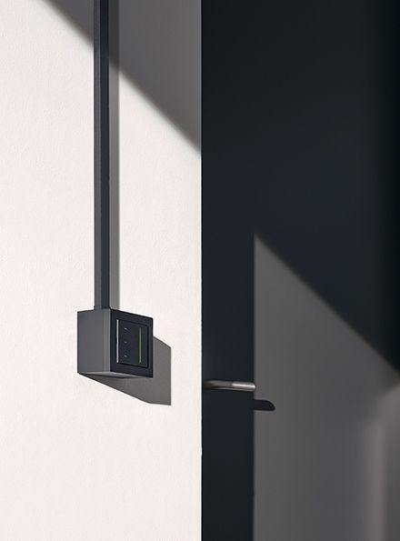 Gira E2 Aufputz schwarz matt, Aufputz, Gira 