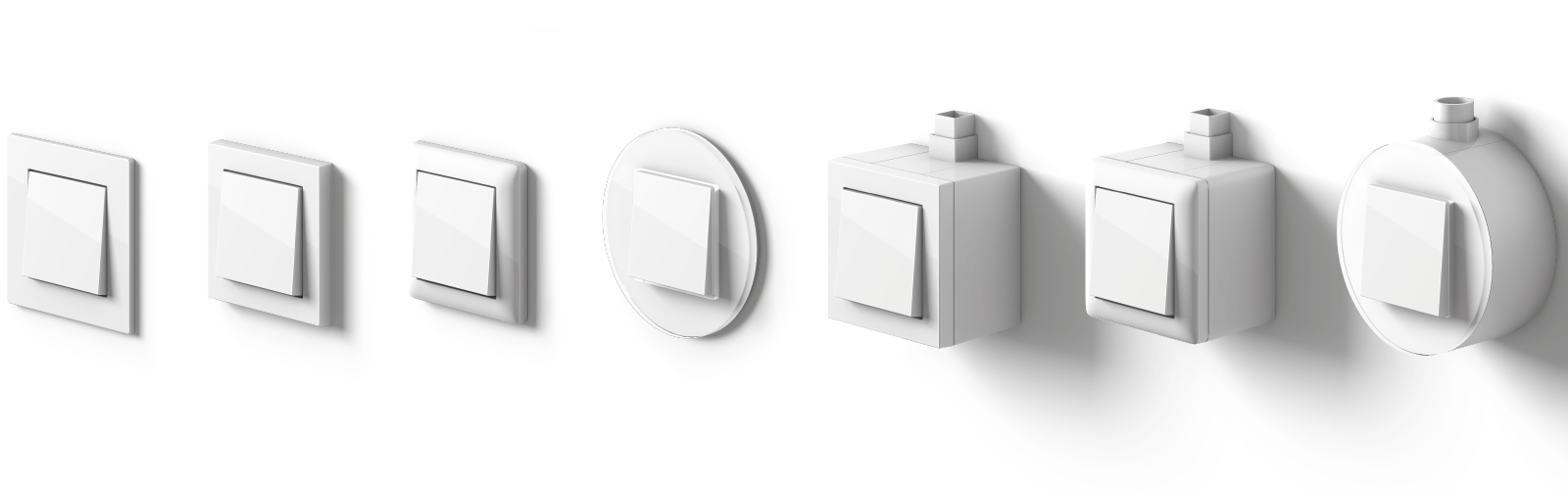 Übersicht Optionen, Aufputz 