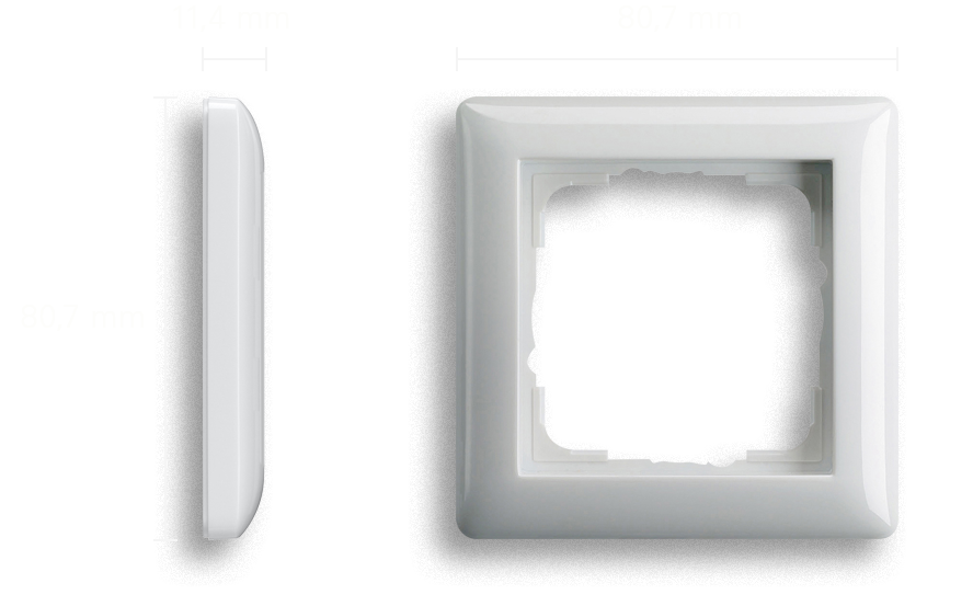 Abmessungen Gira Standard 55 Schalterprogramm 