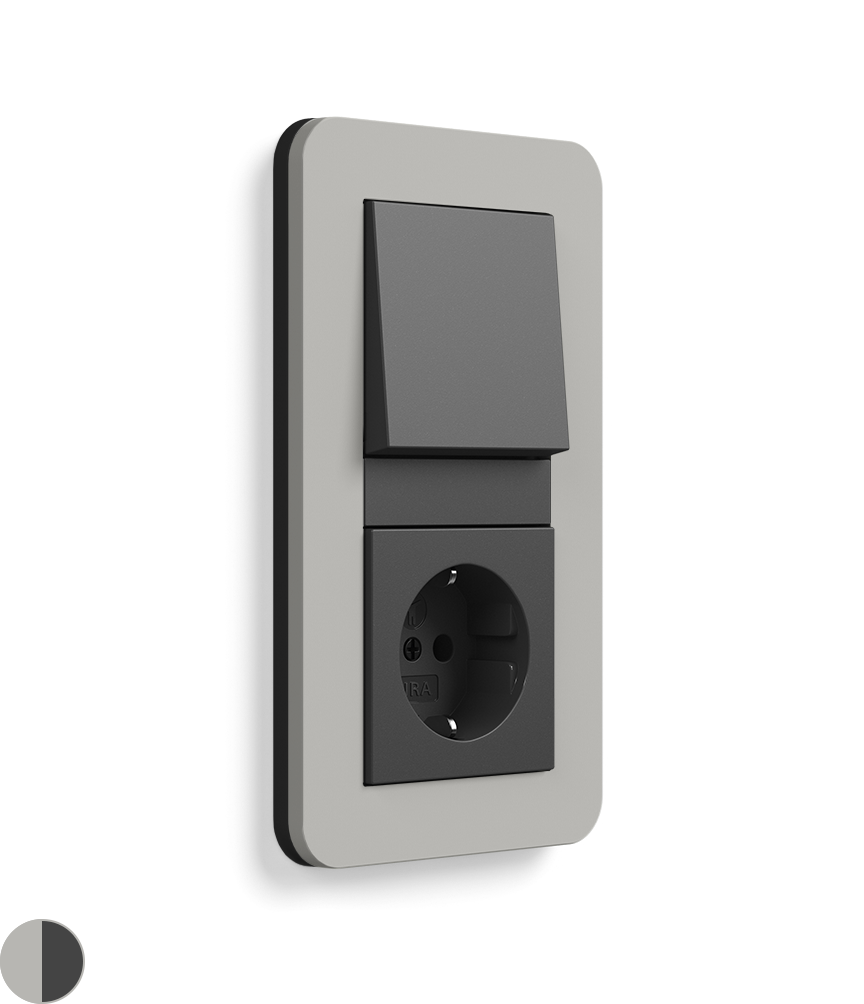 Gira E3 Grau Anthrazit 