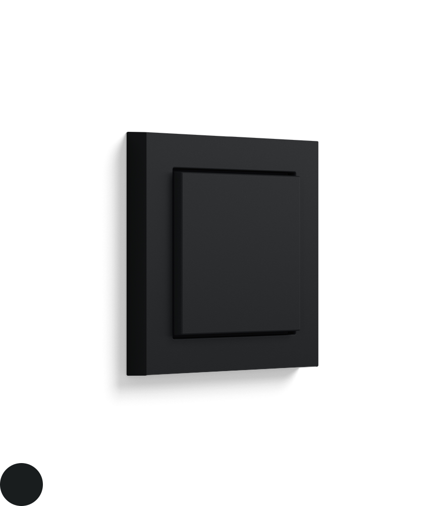 Gira E2 Schwarz matt 