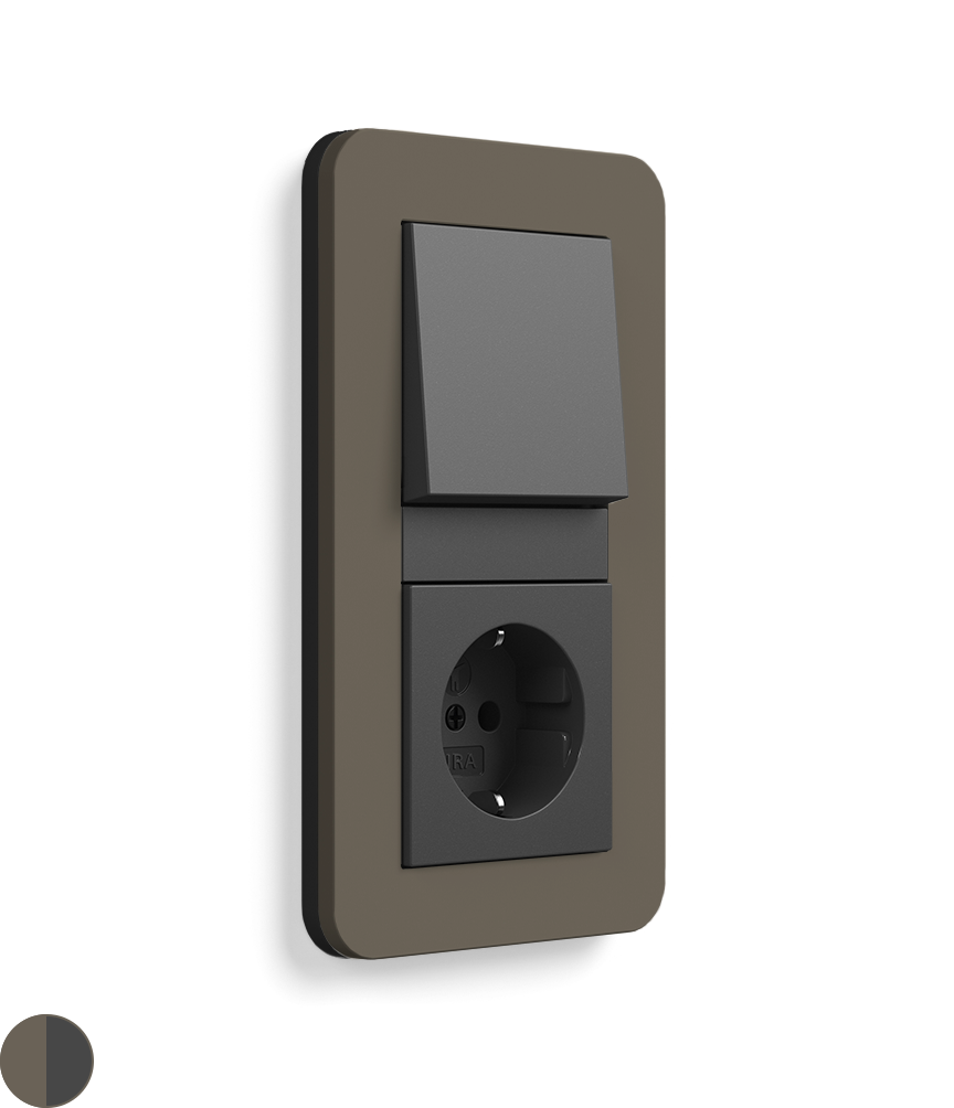 Gira E3 Umbra Anthrazit 