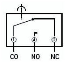 Schaltbild Riegel-Schaltkontakt